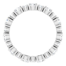 Load image into Gallery viewer, Platinum 1 1/2CTW Diamond Eternity Band
