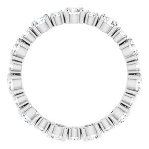 Bracelet d'éternité en diamant blanc 1 1/2 CTW 14K