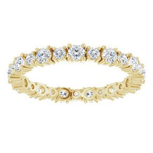 Load image into Gallery viewer, 14K Yellow 1 CTW Diamond Eternity Band
