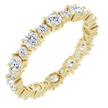 Load image into Gallery viewer, 14K Yellow 1 1/2 CTW Diamond Eternity Band
