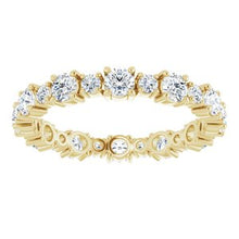 Load image into Gallery viewer, 14K Yellow 1 1/2 CTW Diamond Eternity Band
