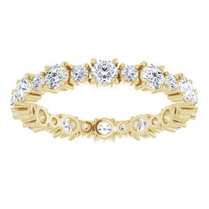 14K Yellow 1 1/2 CTW Diamond Eternity Band