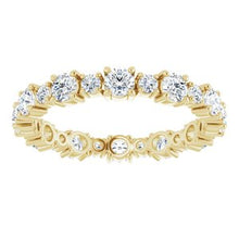 Load image into Gallery viewer, 14K Yellow 1 1/2CTW Diamond Eternity Band
