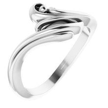 Charger l'image dans la galerie, Sterling Silver Freeform Bypass Ring
