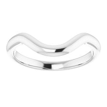 Charger l'image dans la galerie, Sterling Silver Band for 12x10 mm Oval Ring
