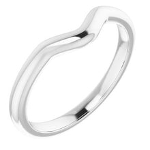 Charger l'image dans la galerie, Sterling Silver Band for 6x4 mm Oval Ring
