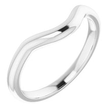 Charger l'image dans la galerie, Sterling Silver Band for 8.2 mm Round Ring
