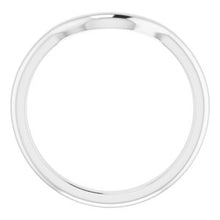 Charger l'image dans la galerie, Sterling Silver Band for 7.4 mm Round Ring
