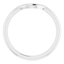 Charger l'image dans la galerie, Sterling Silver Band for 6x4 mm Oval Ring
