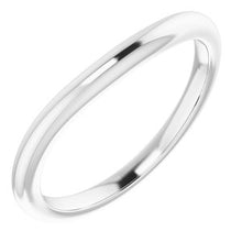 Charger l'image dans la galerie, Sterling Silver Band for 6x4 mm Emerald Ring
