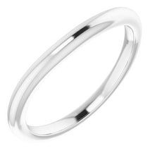 Charger l'image dans la galerie, Sterling Silver Band for 4.5 mm Square Ring

