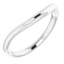 Load image into Gallery viewer, Sterling Silver Band for 12x10 mm Emerald Ring
