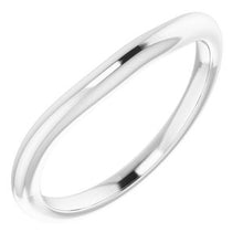 Charger l'image dans la galerie, Sterling Silver Band for 7 mm Square Ring
