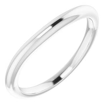 Charger l'image dans la galerie, Sterling Silver Band for 5 mm Square Ring
