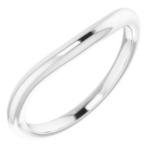 Load image into Gallery viewer, Sterling Silver Band for 10x8 mm Emerald Ring
