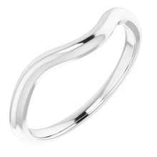 Charger l'image dans la galerie, Sterling Silver Band for 5x3 mm Oval Ring
