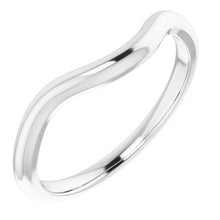 Charger l'image dans la galerie, Sterling Silver Band for 6x4 mm Oval Ring

