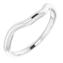 Charger l'image dans la galerie, Sterling Silver Band for 5 mm Square Ring
