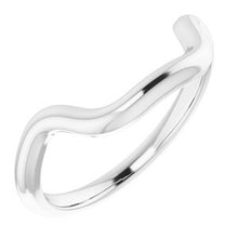 Charger l'image dans la galerie, Sterling Silver Band for 12x10 mm Emerald Ring
