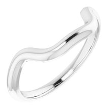 Load image into Gallery viewer, Sterling Silver Band for 11x9 mm Emerald Ring
