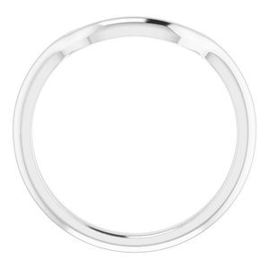 Sterling Silver Band for 7 mm Square Ring