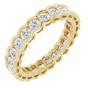 Bracelet d'éternité en diamant 14K jaune 1 1/3 CTW