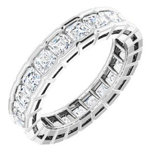 Load image into Gallery viewer, Platinum 2 3/8 CTW Diamond Eternity Band
