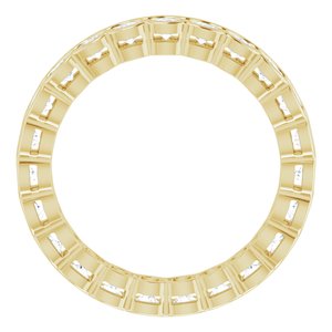 Bracelet d'éternité en diamant 14K jaune 1 1/3 CTW