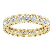 Charger l&#39;image dans la galerie, Bracelet d&#39;éternité en diamant 14K jaune 1 1/3 CTW
