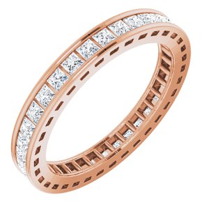 Bracelet d'éternité en diamant 14K Rose 7/8 CTW