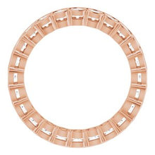 Charger l&#39;image dans la galerie, 14K Rose 1 1/3 CTW Diamond Eternity Band
