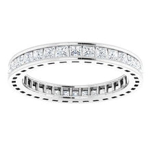 Load image into Gallery viewer, 14K White 7/8 CTW Diamond Eternity Band
