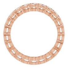 Charger l&#39;image dans la galerie, 14K Rose 1 1/3 CTW Diamond Eternity Band
