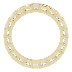Bracelet d'éternité diamant 14K jaune 2 1/5 CTW