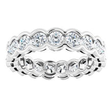 Charger l&#39;image dans la galerie, Platine 1 9/10 CTW Diamond Eternity Band
