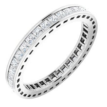 Load image into Gallery viewer, 14K White 3/4 CTW Diamond Eternity Band
