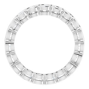 Platine 1 9/10 CTW Diamond Eternity Band