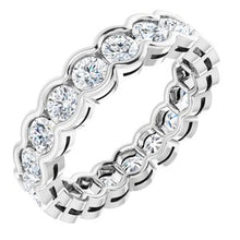 Charger l&#39;image dans la galerie, Platine 1 9/10 CTW Diamond Eternity Band
