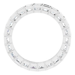 Bracelet d'éternité en diamant blanc 14K 2 1/5 CTW