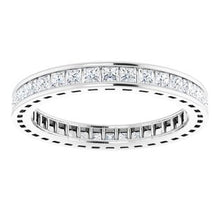 Load image into Gallery viewer, 14K White 3/4 CTW Diamond Eternity Band
