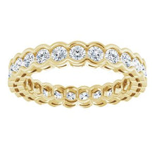 Load image into Gallery viewer, 14K Yellow 1 1/5 CTW Diamond Eternity Band
