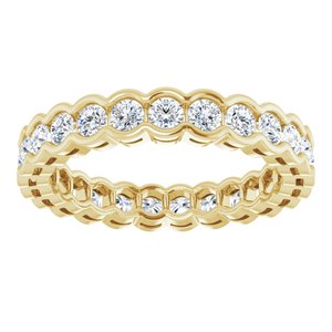 14K Yellow 1 1/5 CTW Diamond Eternity Band