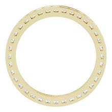 Load image into Gallery viewer, 14K Yellow 3/4 CTW Diamond Eternity Band
