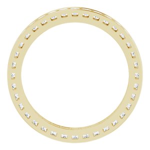 14K Yellow 3/4 CTW Diamond Eternity Band