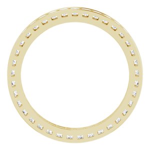 14K Yellow 7/8 CTW Diamond Eternity Band