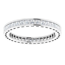 Load image into Gallery viewer, 14K White 7/8 CTW Diamond Eternity Band
