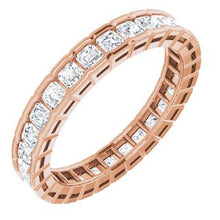 Charger l&#39;image dans la galerie, Bracelet d&#39;éternité en diamant 14K Rose 1 3/8 CTW
