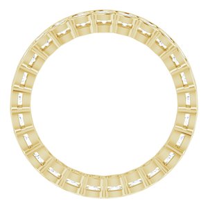 Bracelet d'éternité en diamant 14K jaune 1 1/4 CTW