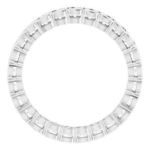 Load image into Gallery viewer, 14K White 1 1/4 CTW Diamond Eternity Band
