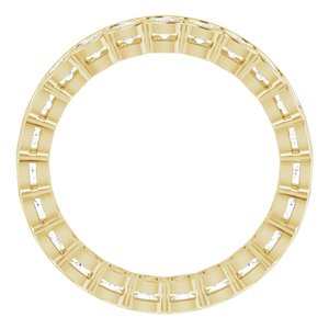 Bracelet d'éternité en diamant 14K jaune 1 1/3 CTW